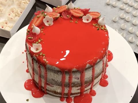 Layer cake aux fruits rouges - Recette de cuisine avec photos - Meilleur du  Chef