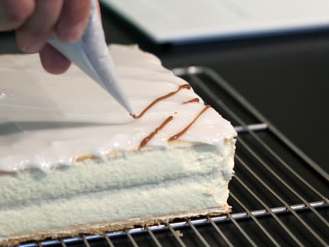 Marbrer un mille-feuille au fondant - 18