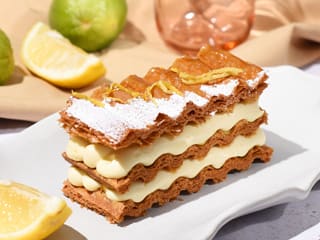 Mille-feuilles légers au citron