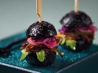 Mini burger de Noël à l'effiloché de porc