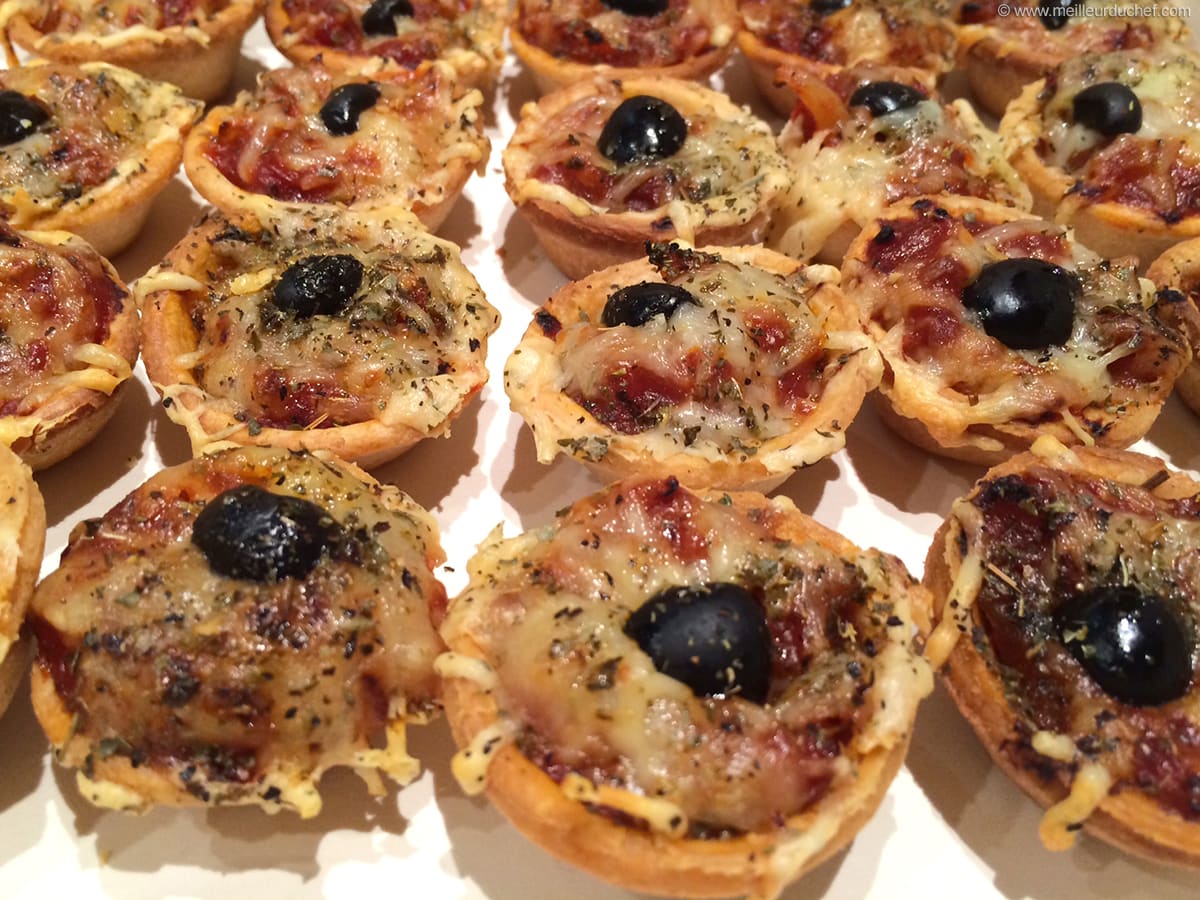 Mini Pizzas Notre Recette Avec Photos Meilleur Du Chef 