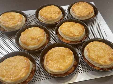 Mini-tatin de carottes au cumin et miel - 48