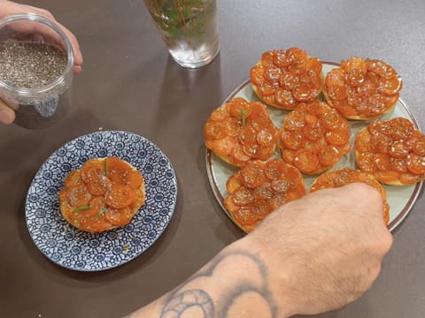 Mini-tatin de carottes au cumin et miel - 51