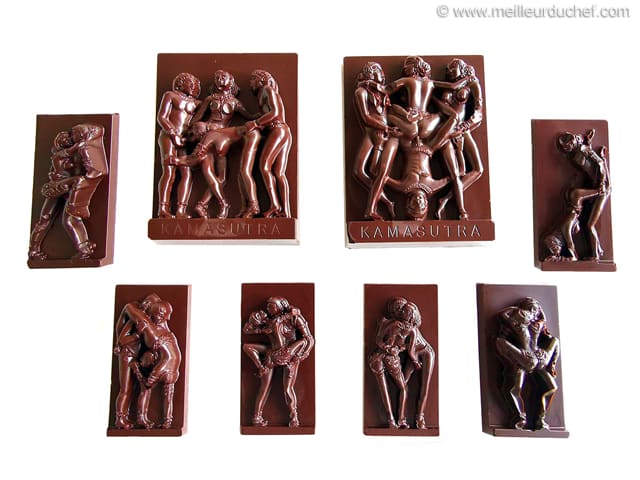 Moulage en chocolat kamasutra