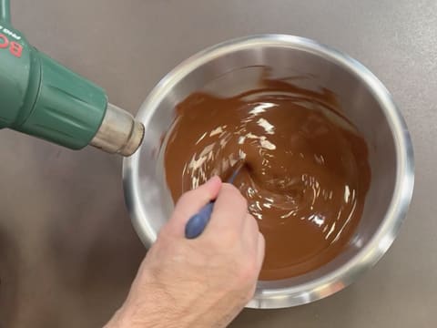 Moulage d'un coquillage en chocolat - 18