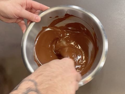 Moulage d'un coquillage en chocolat - 20