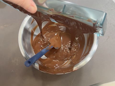 Moulage d'un coquillage en chocolat - 39