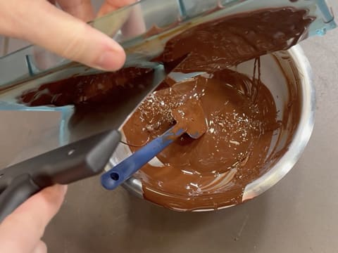 Moulage d'un coquillage en chocolat - 40