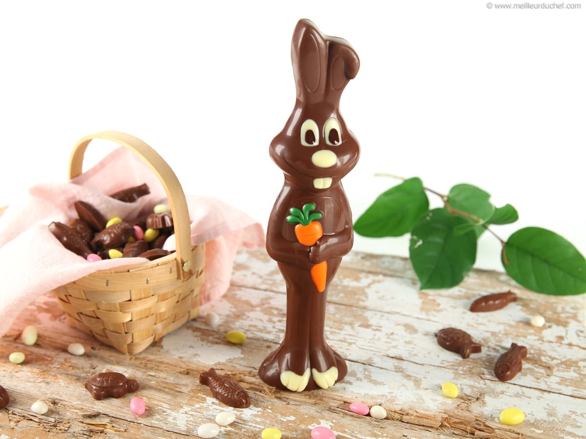 Moule à Chocolat, Grand Lapin Rigolo - Pâques - Travail du Chocolat -  Equipement et Moules - Artgato