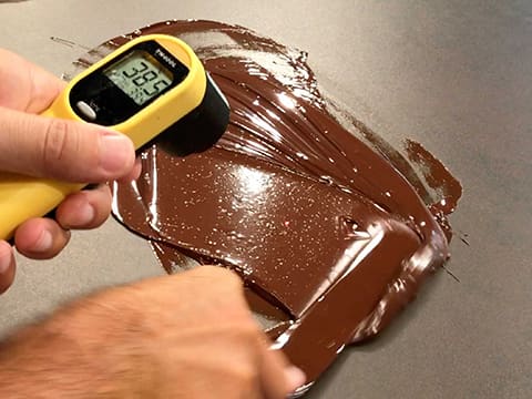 Moulage de Noël en chocolat avec transfert - 2