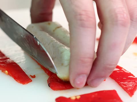 Mousseline de cabillaud aux deux purées et crème d'asperges - 69