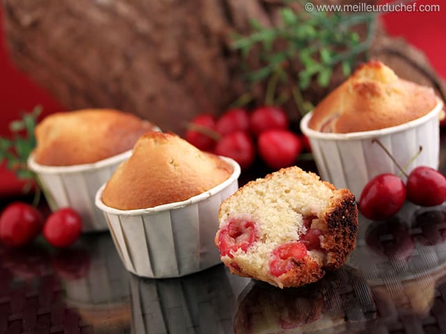 Muffins à la cerise