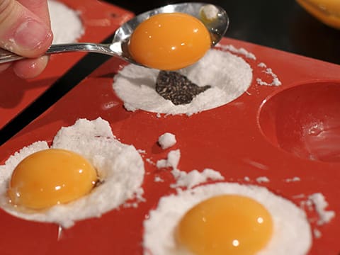 Sphère d'œuf cuisson basse température au four - 11