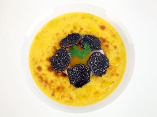 Œuf cuisson basse température à la truffe noire