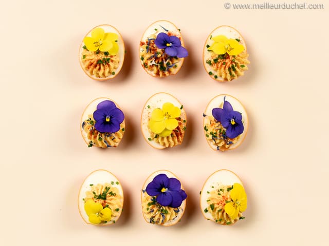 Oeufs mimosa de Pâques