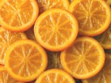 Tranches d'oranges confites