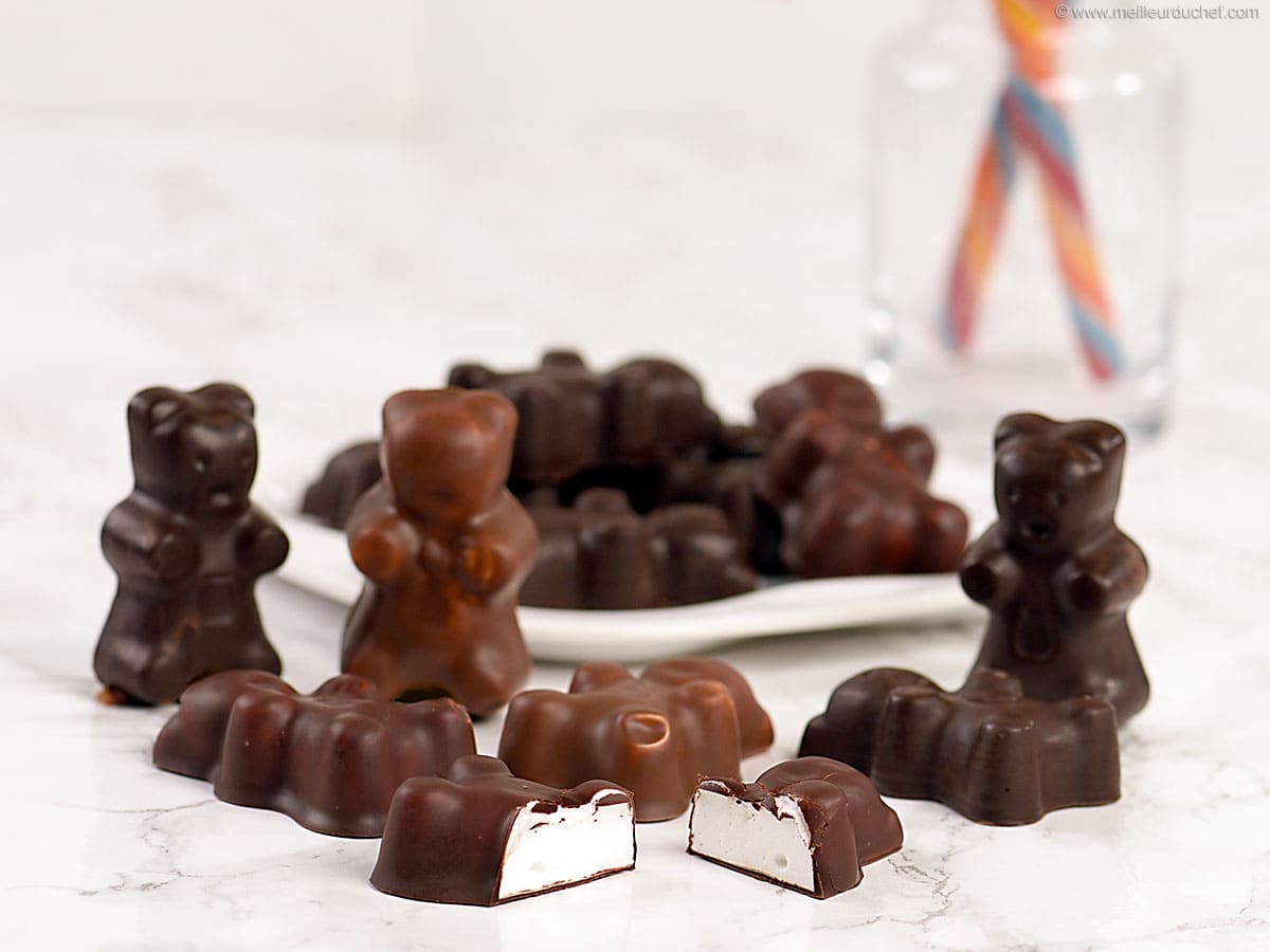 Recette Oursons Guimauve et Chocolat Blanc - Blog de