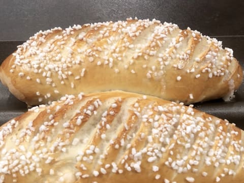 Pain viennois au sucre en grains - 49