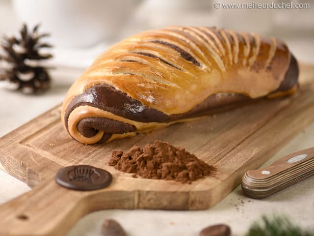 Pain viennois zébré au cacao