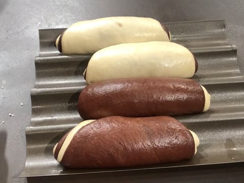 Pain viennois zébré au cacao - 63