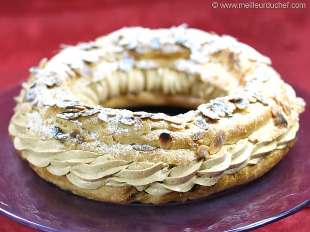 Paris-Brest à la crème pralinée - étapes technique en photos