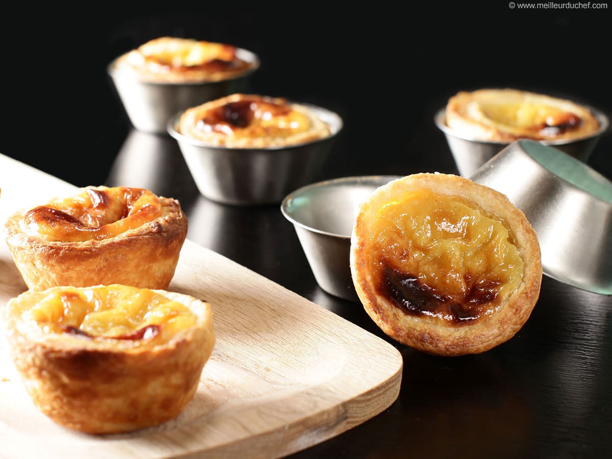 Pasteis de nata Recette de cuisine illustrée Meilleur du Chef