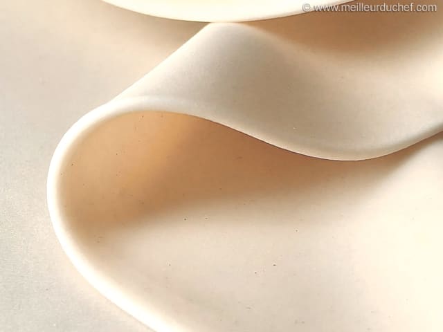 Pâte feuilletée réalisée au laminoir