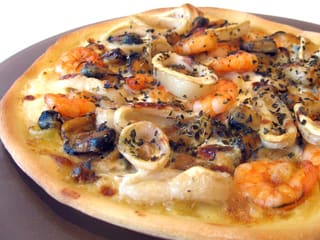 Pizza aux fruits de mer