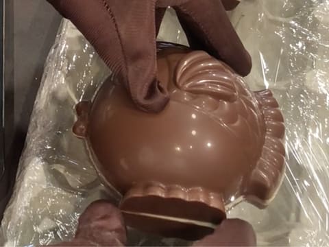 Moulage en chocolat du poisson boule - 79