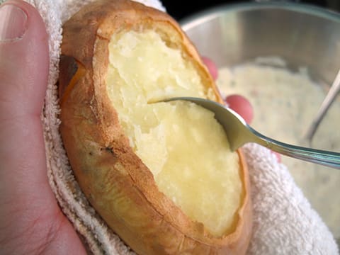 Pomme de terre au fromage blanc et jambon cru - 11