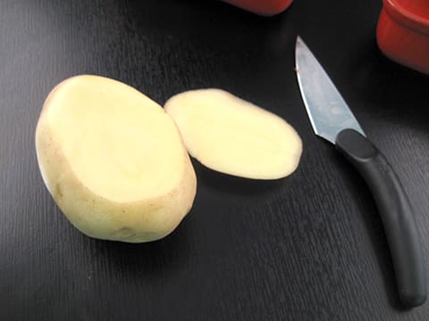 Pomme de terre au fromage blanc et jambon cru - 2