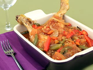 Poulet Basquaise