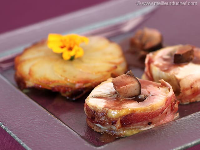 Roulade De Poulet De Bresse Aux Cèpes