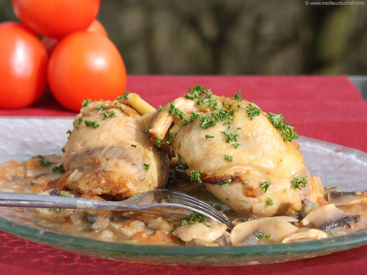 Poulet Marengo - Recette de cuisine illustrée - Meilleur du Chef