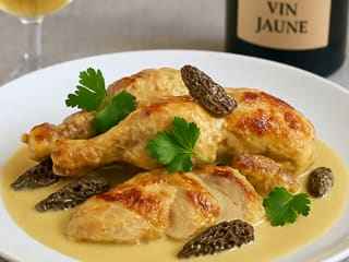 Poulet au vin jaune