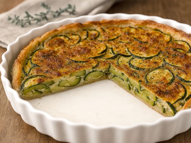 Quiche aux courgettes