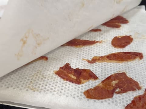 Noix de Saint-Jacques snackées, purée de panais à la vanille, chips de jambon et truffe - 22