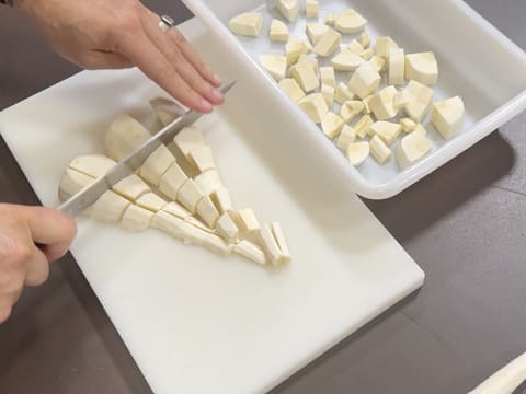 Noix de Saint-Jacques snackées, purée de panais à la vanille, chips de jambon et truffe - 9