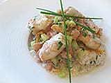 Salade de gambas marinées, et lait de coco - 20