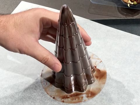 Sapin de Noël en chocolat façon mendiant - 69