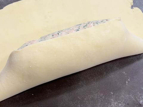 Saucisson de saumon en brioche - 103