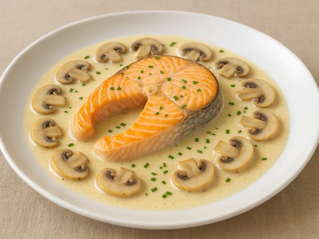 Saumon au champagne
