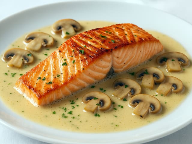 Saumon au champagne