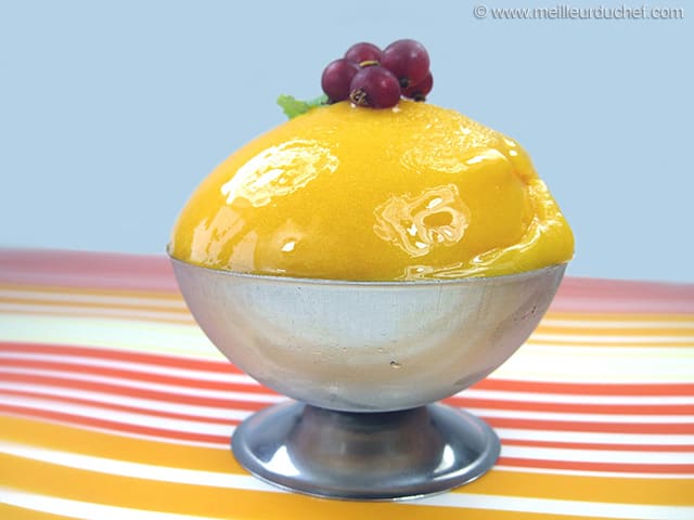 Sorbet à la mangue