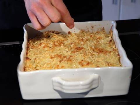 Souris d'agneau rôties et gratin de macaroni - 56