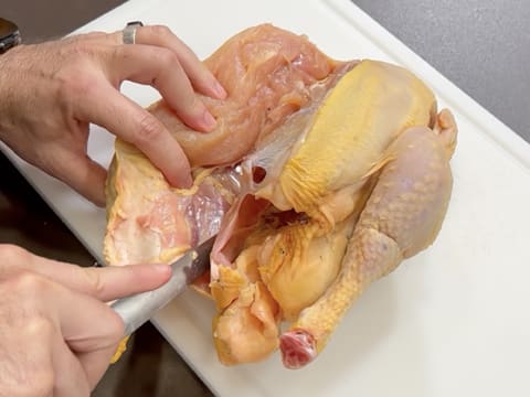 Suprême de volaille de Noël en croûte de pain d'épices, déclinaison autour de la courge, sauce Périgueux à la truffe noire - 4