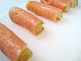 Sushis au saumon fumé et maïs en épis - 12