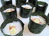 Sushis au saumon fumé et maïs en épis - 27