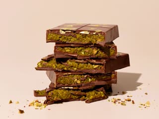 Tablette de chocolat au lait Dubaï à la pistache