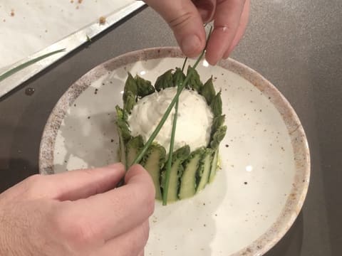 Tartare de saumon et asperges en charlotte - 42